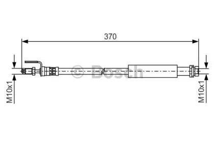 1 987 481 487 BOSCH Тормозной шланг