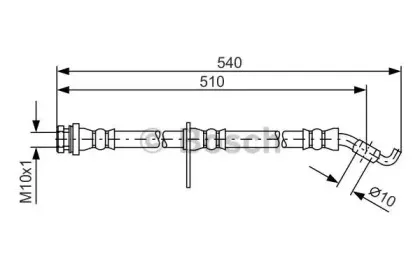 1 987 481 560 BOSCH Тормозной шланг