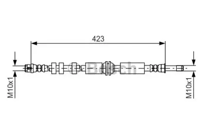 1 987 481 601 BOSCH Тормозной шланг