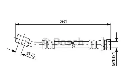 1 987 481 621 BOSCH Тормозной шланг