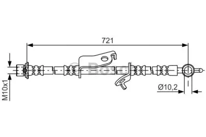 1 987 481 635 BOSCH Тормозной шланг