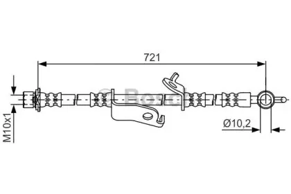 1 987 481 636 BOSCH Тормозной шланг
