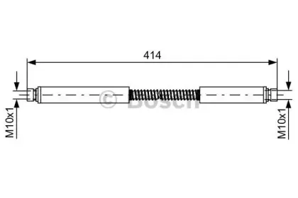 1 987 481 646 BOSCH Тормозной шланг