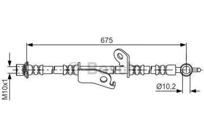 1 987 481 657 BOSCH Тормозной шланг