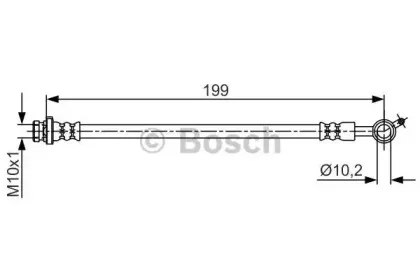1 987 481 699 BOSCH Тормозной шланг