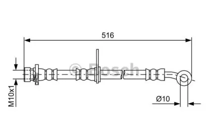1 987 481 730 BOSCH Тормозной шланг