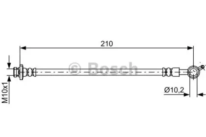 1 987 481 830 BOSCH Тормозной шланг