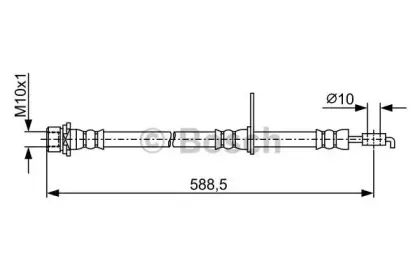 1 987 481 912 BOSCH Тормозной шланг