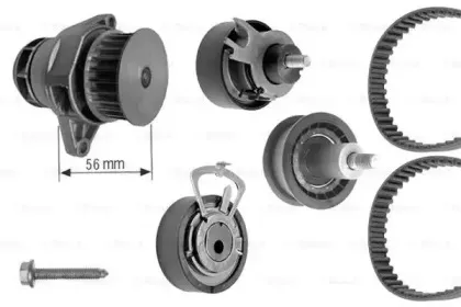 1 987 946 427 BOSCH Водяной насос + комплект зубчатого ремня