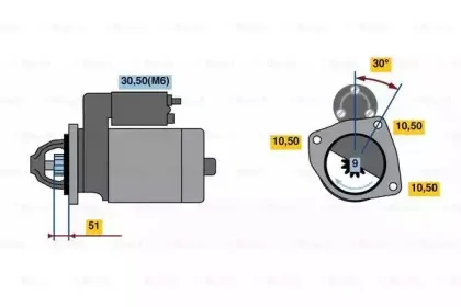 9 000 083 065 BOSCH Стартер