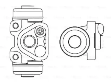 F026002368 BOSCH Колесный тормозной цилиндр