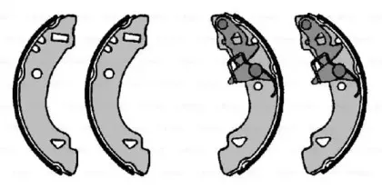 F 026 004 331 BOSCH Комплект тормозных колодок