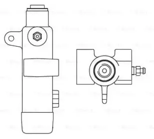 F026005086 BOSCH Рабочий цилиндр, система сцепления