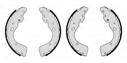 F026008016 BOSCH Комплект тормозных колодок