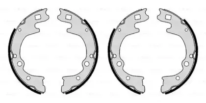 F 026 008 017 BOSCH Комплект тормозных колодок