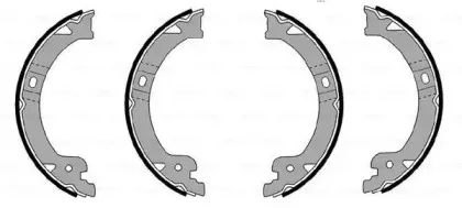 F 026 008 021 BOSCH Комплект тормозных колодок, стояночная тормозная система