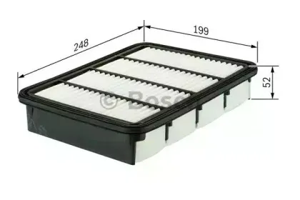 F 026 400 165 BOSCH Воздушный фильтр