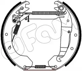 151-442 CIFAM Комплект тормозных колодок
