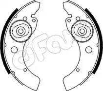 153-053 CIFAM Комплект тормозных колодок
