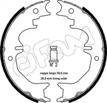153-441 CIFAM Комплект тормозных колодок, стояночная тормозная система