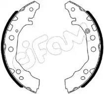 153-526 CIFAM Комплект тормозных колодок