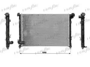 0102.3090 FRIGAIR Радиатор, охлаждение двигателя