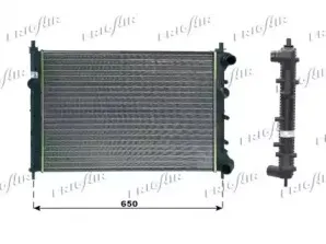 0104.3031 FRIGAIR Радиатор, охлаждение двигателя