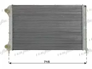 0104.3104 FRIGAIR Радиатор, охлаждение двигателя