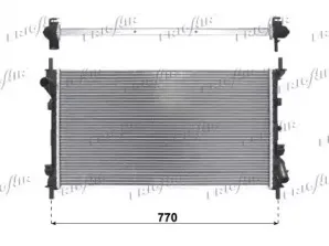 0105.3100 FRIGAIR Радиатор, охлаждение двигателя