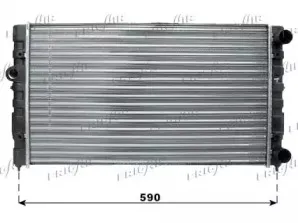 0110.3013 FRIGAIR Радиатор, охлаждение двигателя