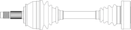AR3073 GENERAL RICAMBI Приводной вал
