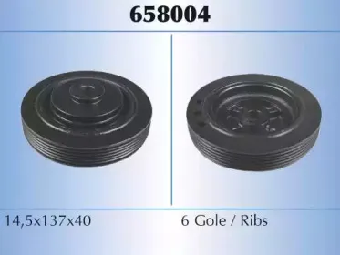 658004 MALÒ Ременный шкив, коленчатый вал