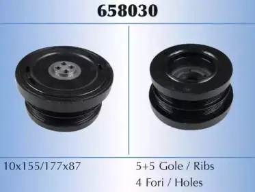 658030 MALÒ Ременный шкив, коленчатый вал