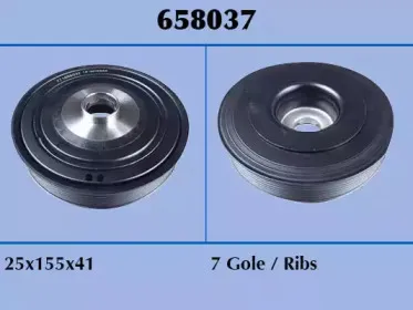 658037 MALÒ Ременный шкив, коленчатый вал