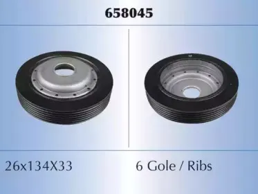 658045 MALÒ Ременный шкив, коленчатый вал