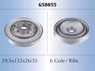 658055 MALÒ Ременный шкив, коленчатый вал