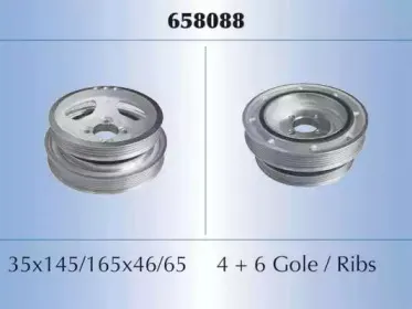 658088 MALÒ Ременный шкив, коленчатый вал