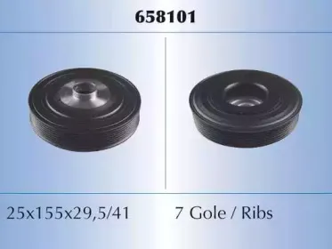658101 MALÒ Ременный шкив, коленчатый вал