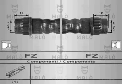 80006 MALÒ Тормозной шланг