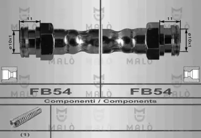 80030 MALÒ Тормозной шланг