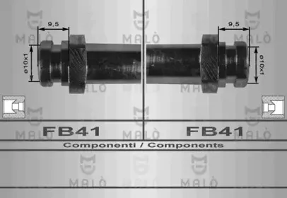 80051 MALÒ Тормозной шланг