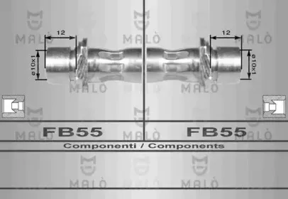 8959 MALÒ Тормозной шланг