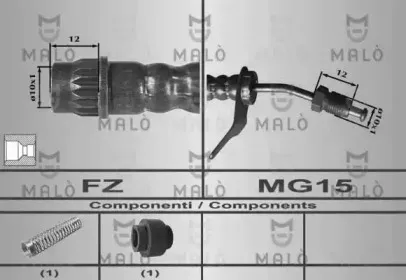 80587 MALÒ Тормозной шланг
