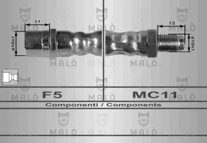 8062 MALÒ Тормозной шланг