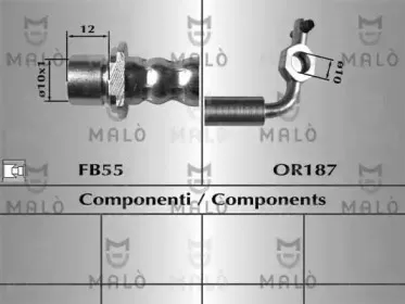 80648 MALÒ Тормозной шланг