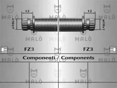 80811 MALÒ Тормозной шланг