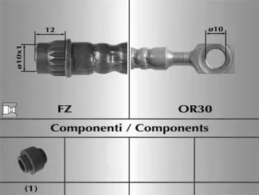 80841 MALÒ Тормозной шланг