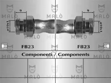 8991 MALÒ Тормозной шланг