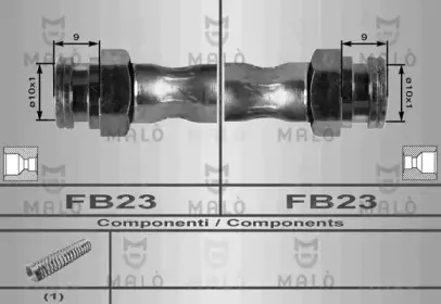 8626 MALÒ Тормозной шланг