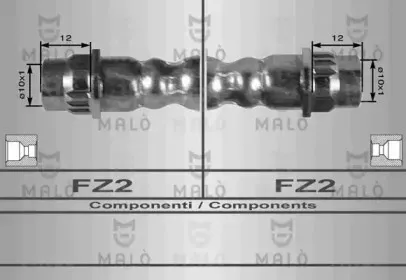 80319 MALÒ Тормозной шланг